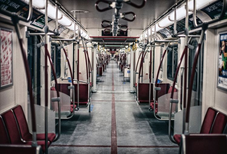 Photo of empty transit car